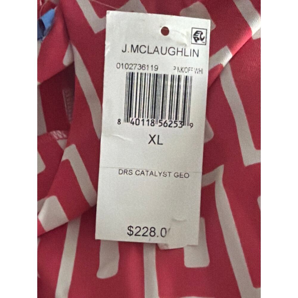 J. Mclaughlin Catalina Cloth Dress Catalyst Geo Women's XL NEW - Picture 8 of 8